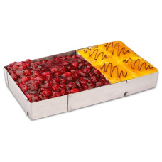 Kalup za kolače inox  28x18  -  52x33 cm  W15059